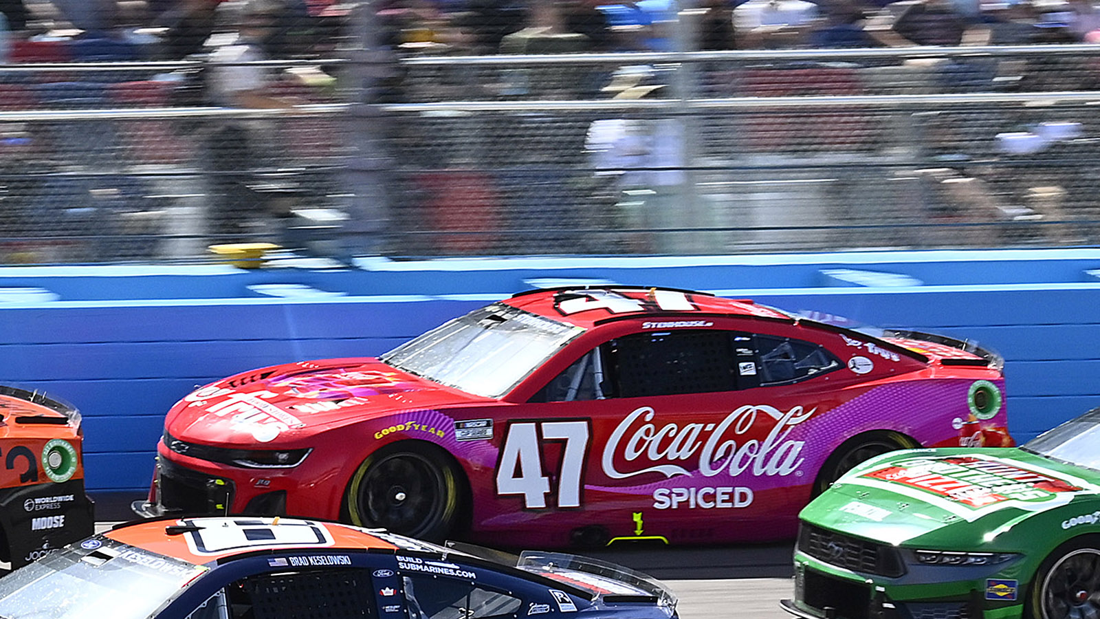 Ricky Stenhouse Jr. 2024 Coca-Cola spiced paint scheme JTG Daugherty Racing NASCAR Cup Series