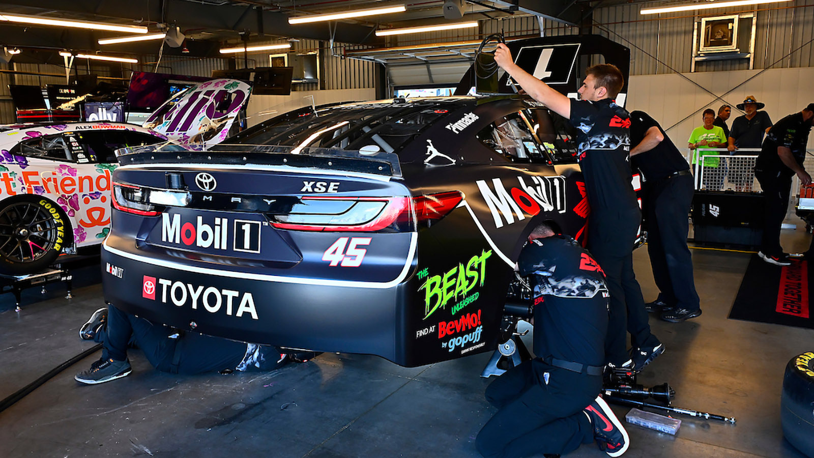 Tyler Reddick 2024 Mobil 1 paint scheme 23XI Racing NASCAR Cup Series