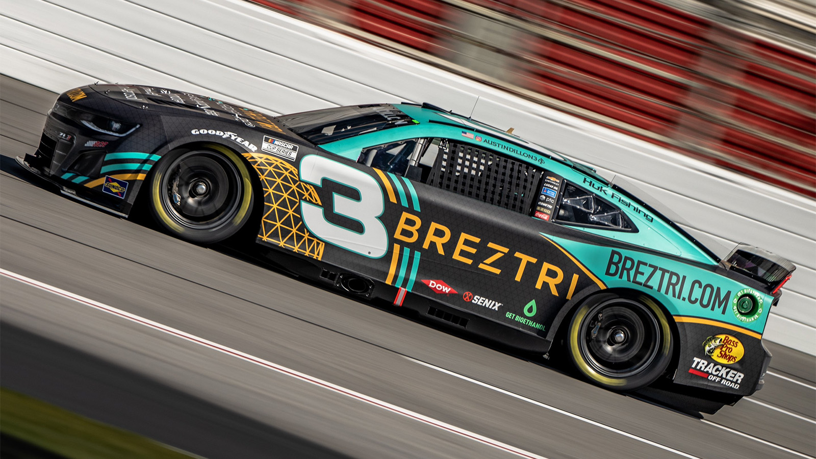 Austin Dillon BREZTRI paint scheme Richard Childress Racing 2024 NASCAR Cup Series