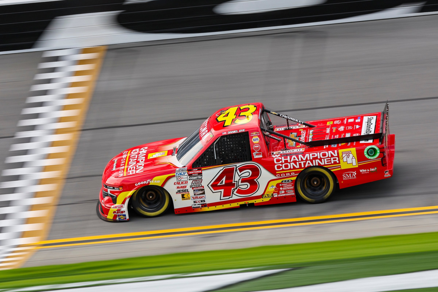 No. 43 McAnally Hilgemann Racing Champion Container