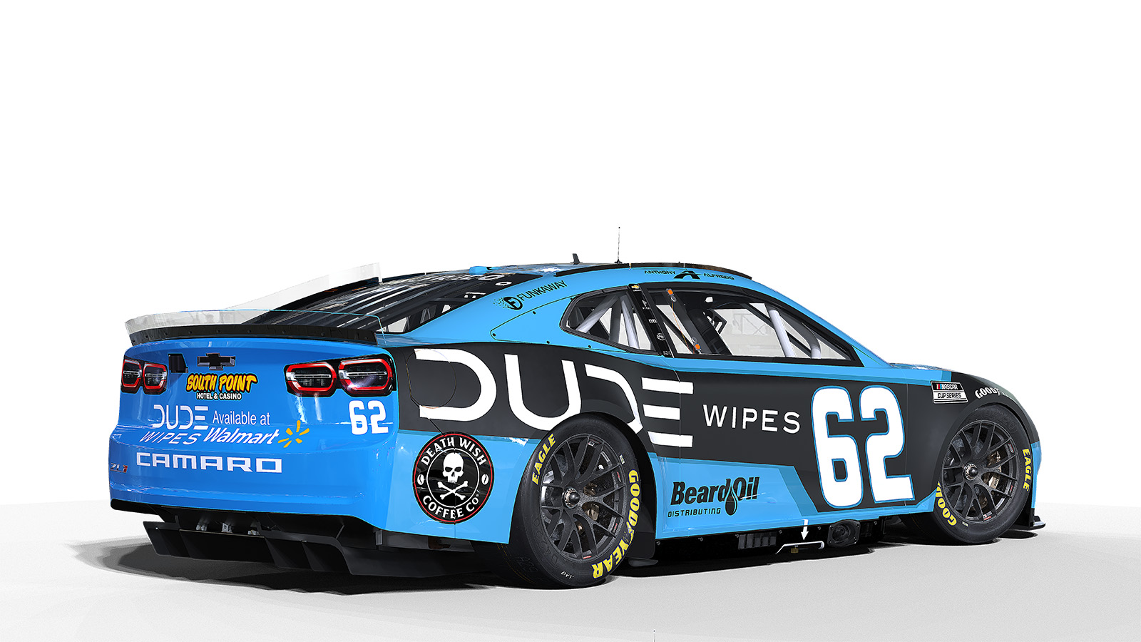 Anthony Alfredo 2024 DUDE Wipes paint scheme Beard Motorsports NASCAR Cup Series