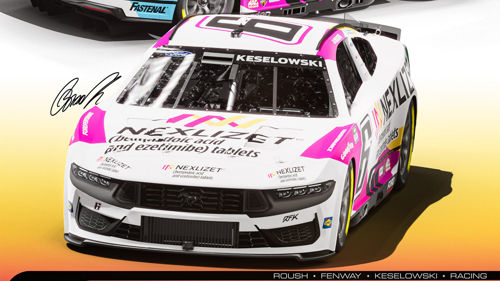 Brad Keselowski NEXLIZET paint scheme RFK Racing 2024 NASCAR Cup Series