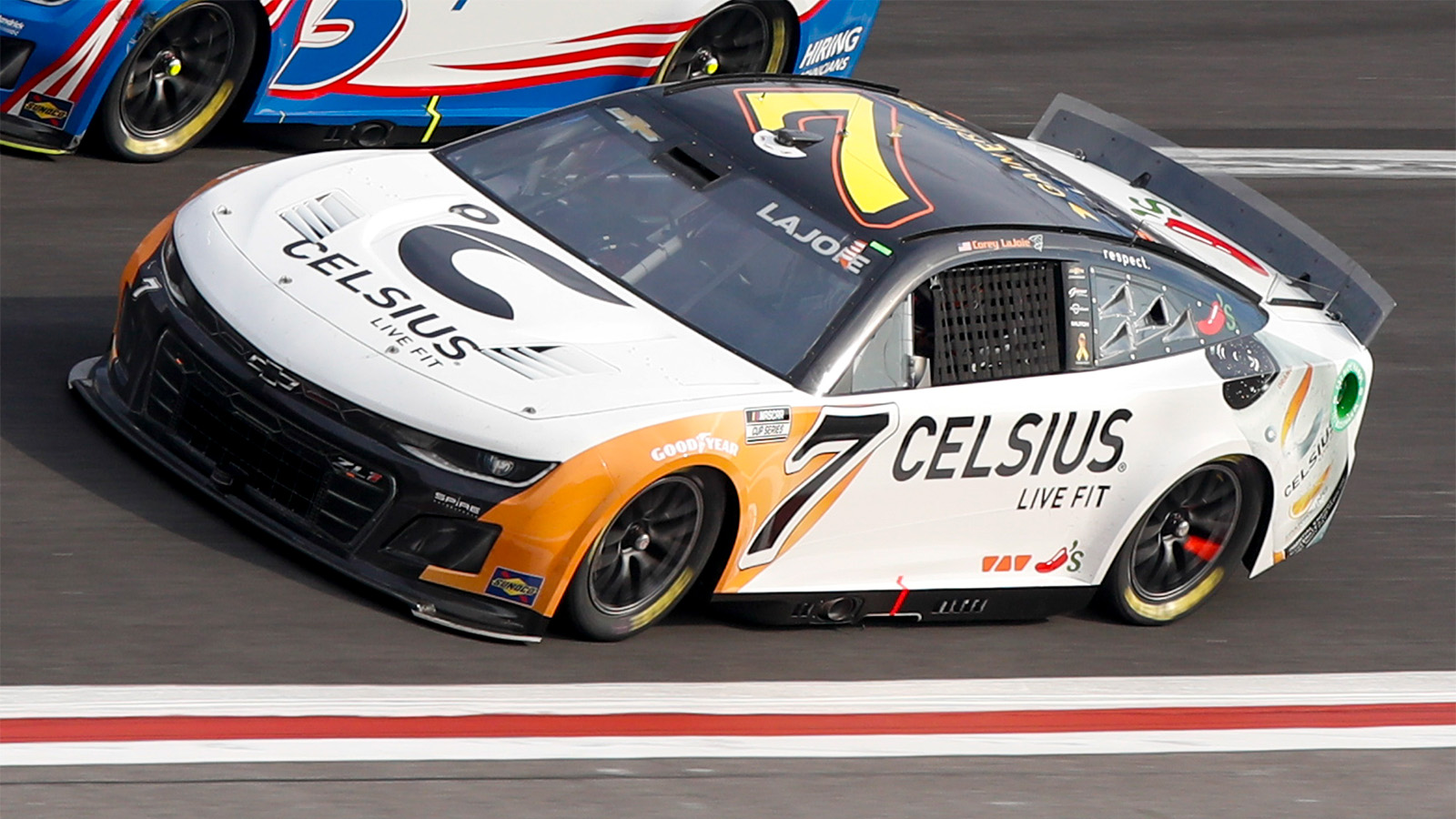 Corey LaJoie Celsius Energy paint scheme Spire Motorsports 2024 NASCAR Cup Series