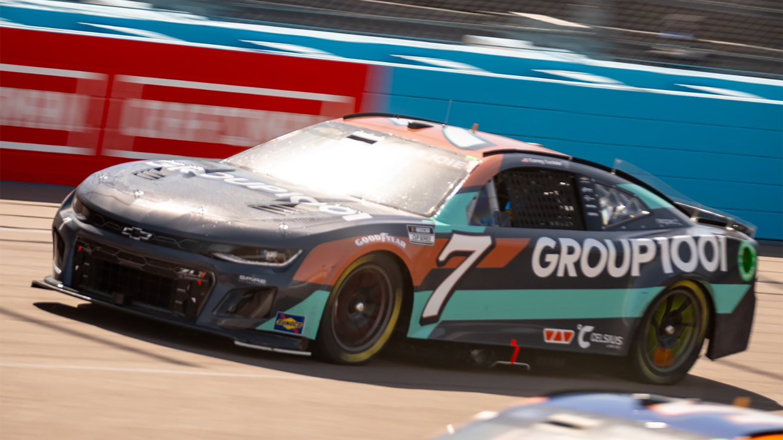 Corey LaJoie Group1001 paint scheme Spire Motorsports 2024 NASCAR Cup Series