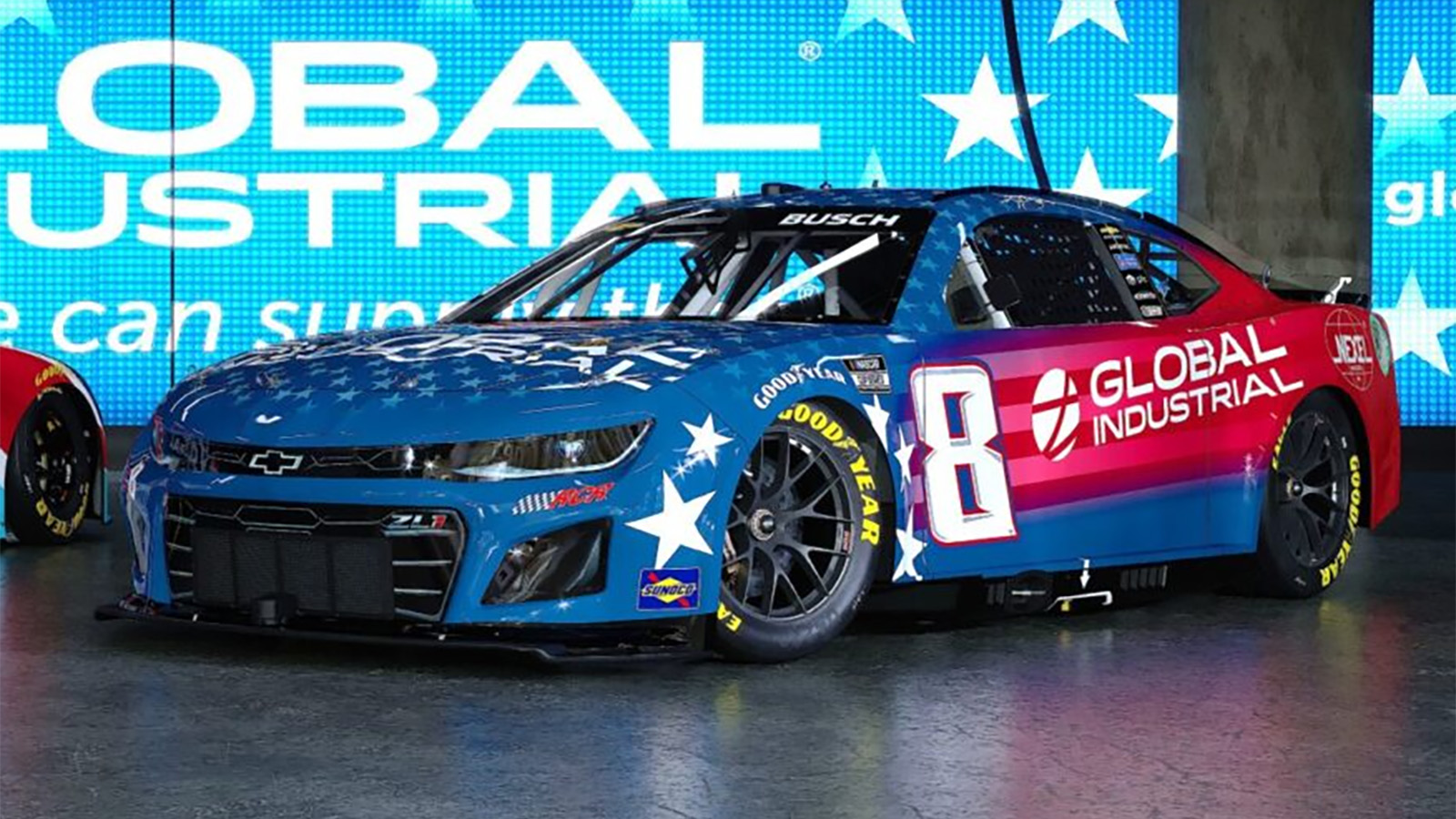 Kyle Busch Global Industrial paint scheme Richard Childress Racing 2024 NASCAR Cup Series