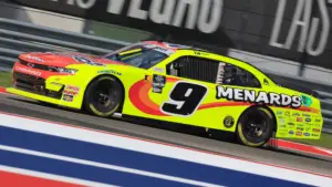 Brandon Jones Menards / Spectracide paint scheme JR Motorsports NASCAR Xfinity Series