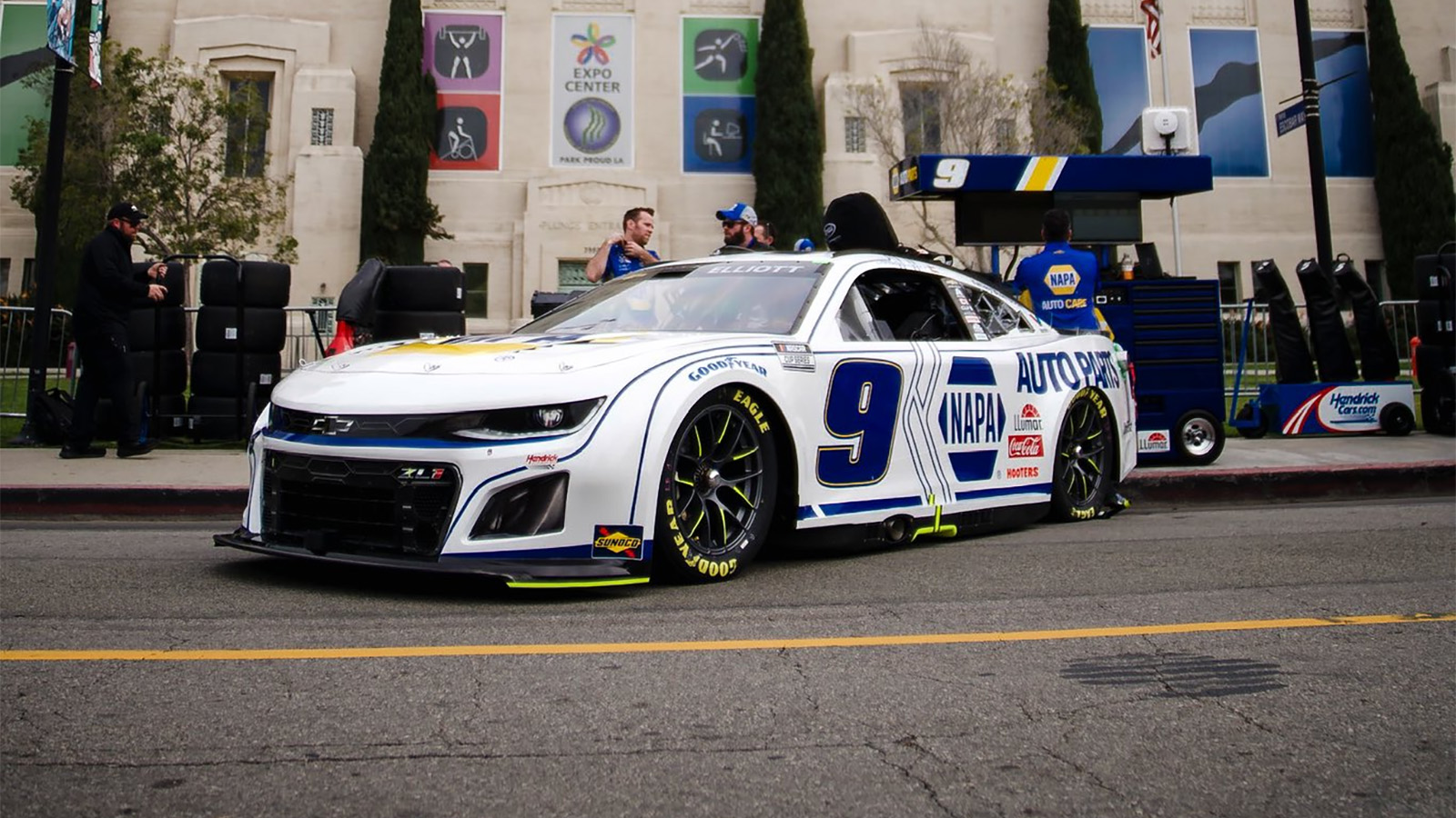 Chase Elliott NAPA Auto Parts white paint scheme Hendrick Motorsports 2024 NASCAR Cup Series