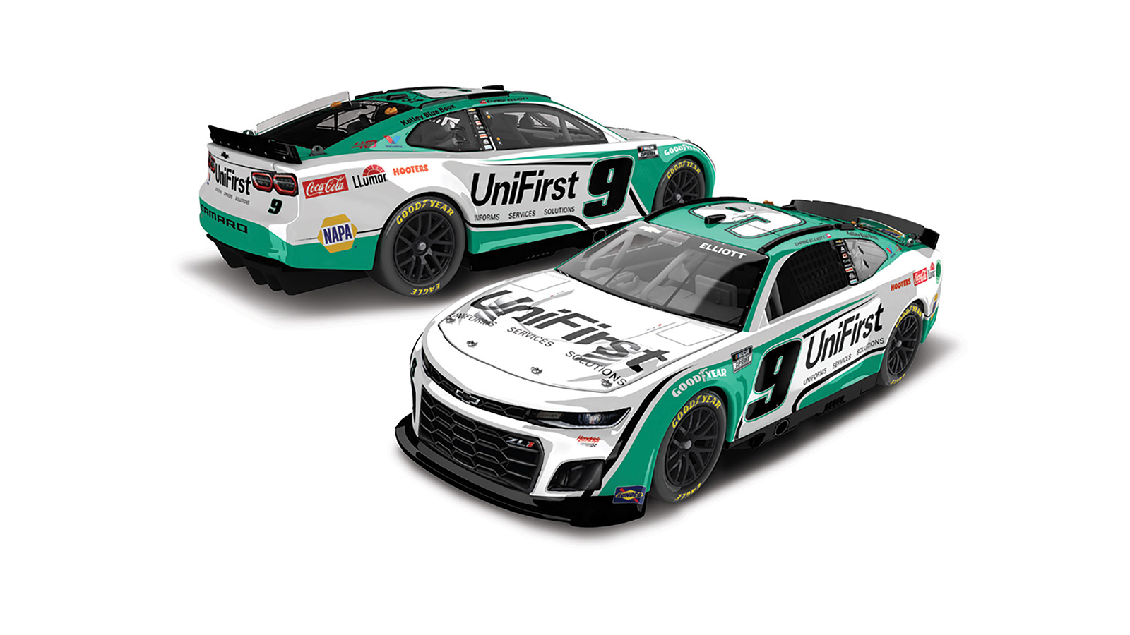 Chase Elliott UniFirst paint scheme Hendrick Motorsports 2024 NASCAR Cup Series