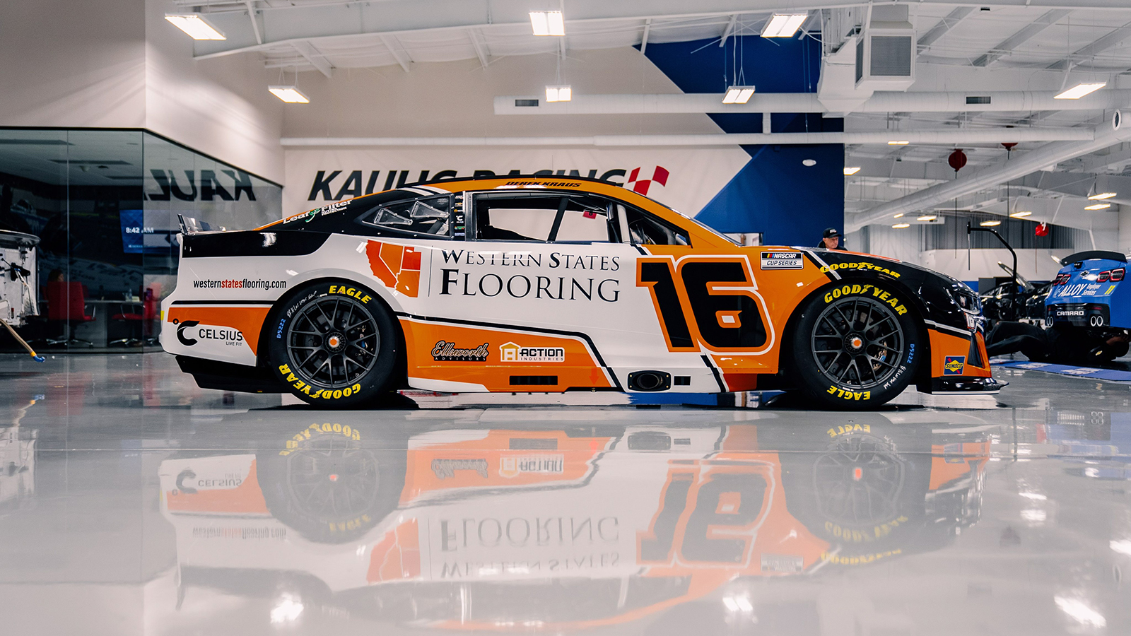 Derek Kraus Western States Flooring paint scheme Kaulig Racing 2024 NASCAR Cup Series