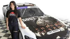 Hailie Deegan Cody Jinks primary sponsorship COTA NASCAR Xfinity Series 2024 Change the Game AM Racing