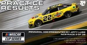 2024 NASCAR Cup Series Pennzoil 400 practice results Las Vegas Motor Speedway
