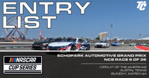 EchoPark Automotive Grand Prix entry list COTA NASCAR Cup Series 2024