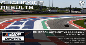 EchoPark Automotive Grand Prix starting lineup COTA NASCAR Cup Series 2024 Circuit of the Americas