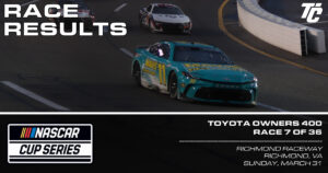 Toyota Owners 400 race results NASCAR Cup Series Richmond Raceway 2024 Who won the Toyota Owners 400?