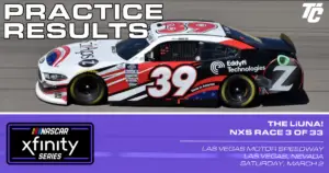 2024 NASCAR Xfinity Series The LiUNA! practice results Las Vegas Motor Speedway
