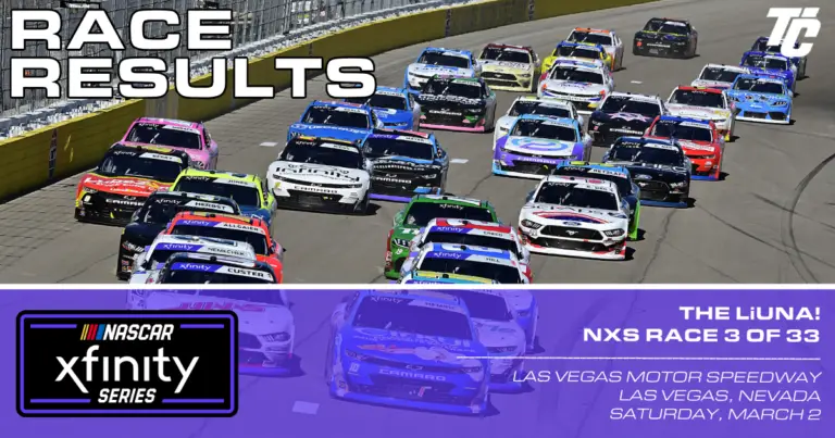 2024 NASCAR Xfinity Series race results The LiUNA! at Las Vegas Motor Speedway John Hunter Nemechek wins