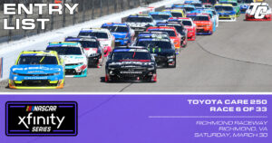 Toyota Care 250 entry list NASCAR Xfinity Series Richmond Raceway 2024