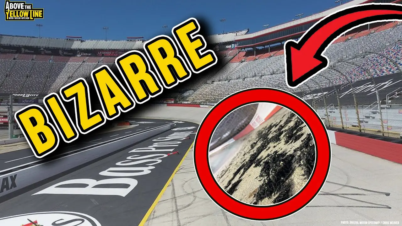 Above the Yellow Line Taylor Kitchen Food City 500 Bristol Motor Speedway tires