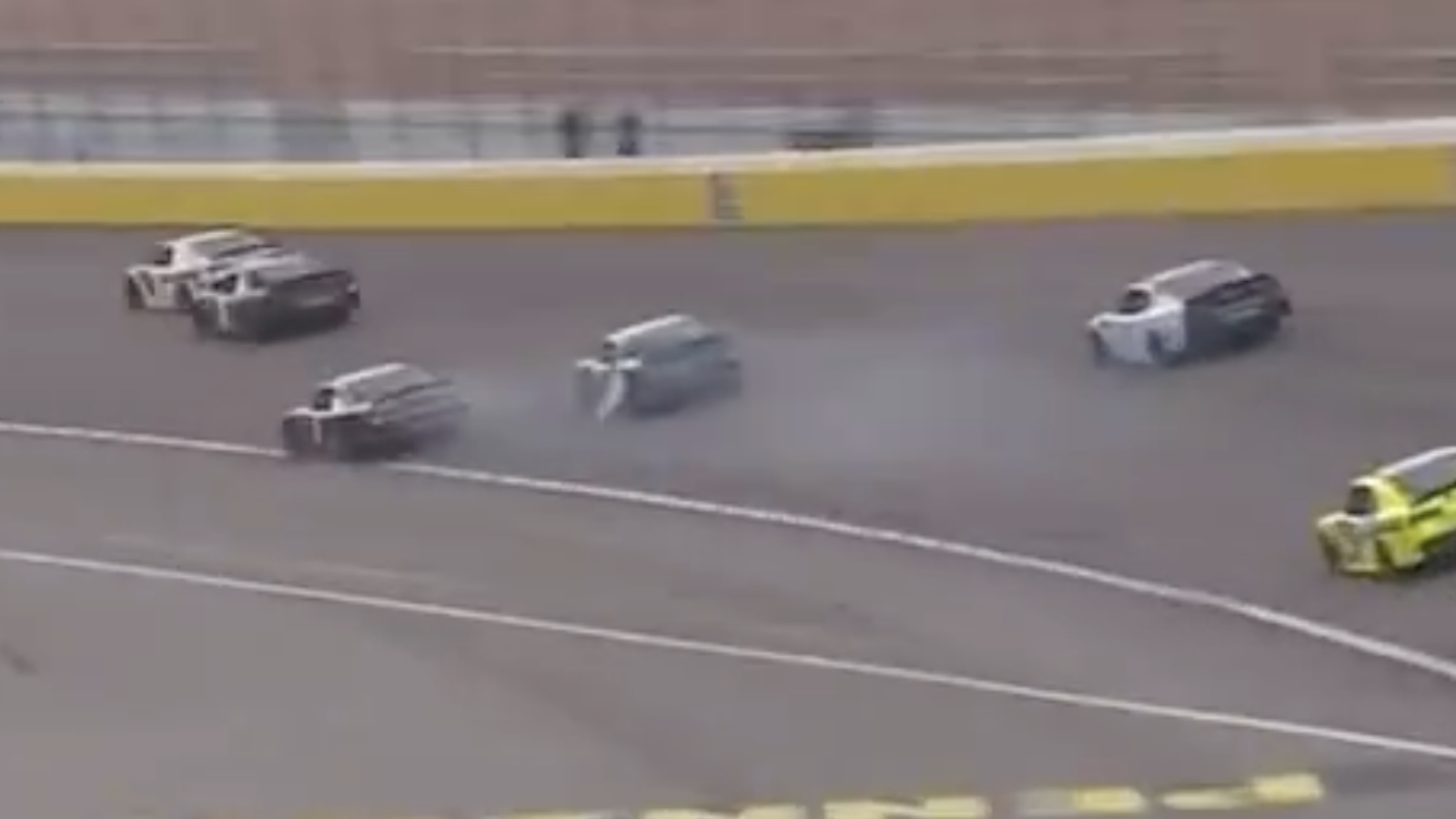 Sam Mayer Parker Retzlaff crash Las Vegas Motor Speedway The LiUNA! video