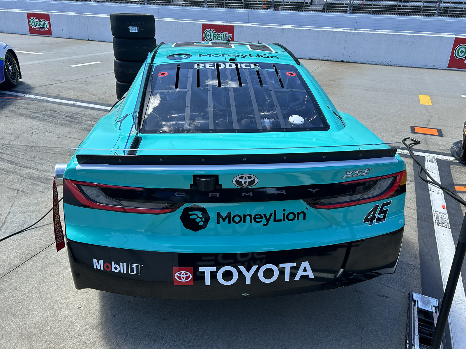 Tyler Reddick 2024 MoneyLion paint scheme 23XI Racing NASCAR Cup Series