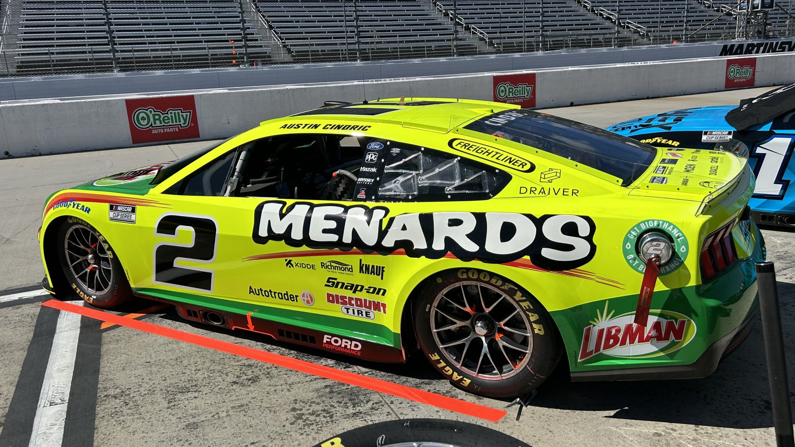 Austin Cindric 2024 Menards Libman paint scheme Team Penske NASCAR Cup Series