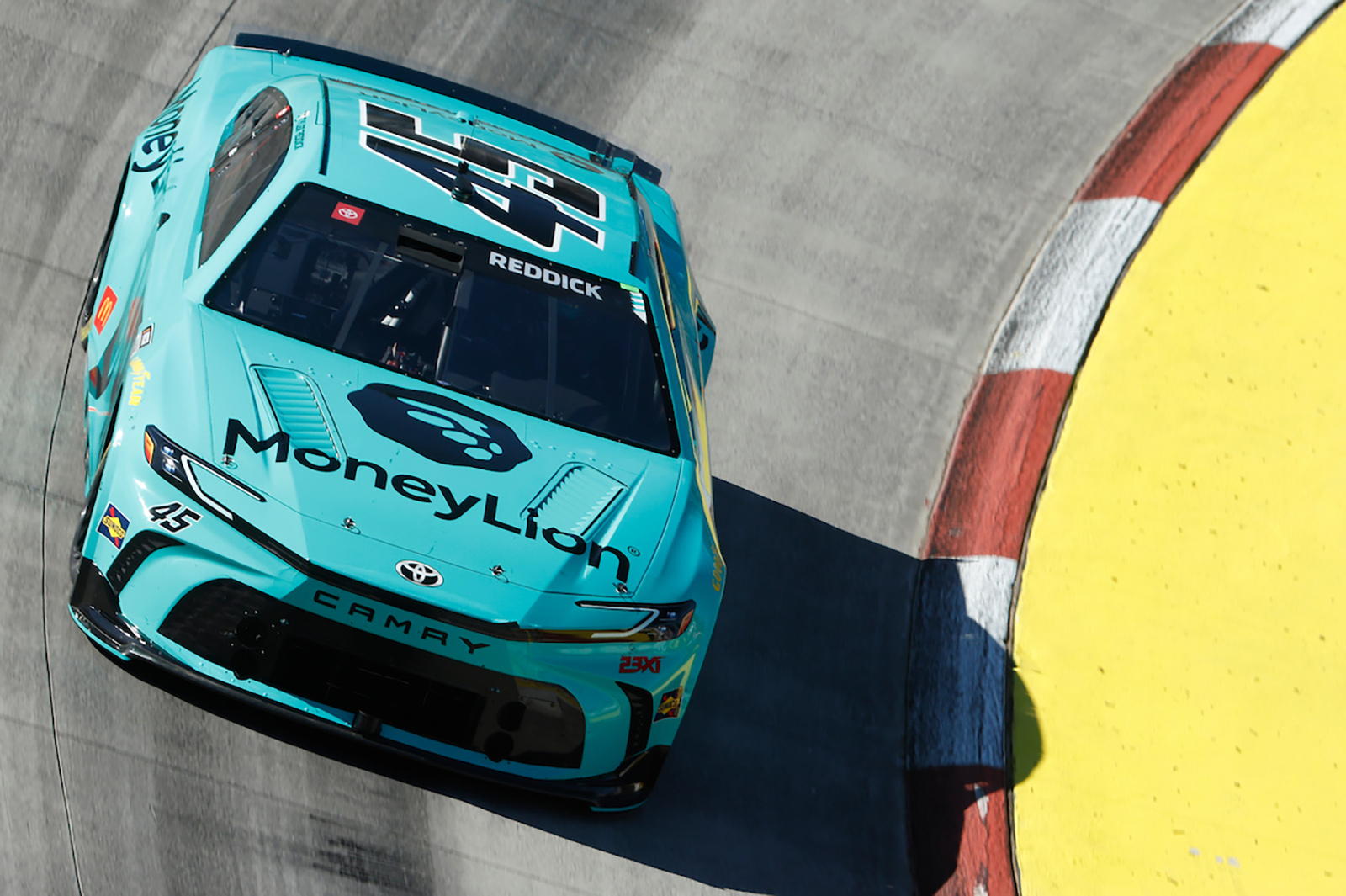 Tyler Reddick 2024 MoneyLion paint scheme 23XI Racing NASCAR Cup Series
