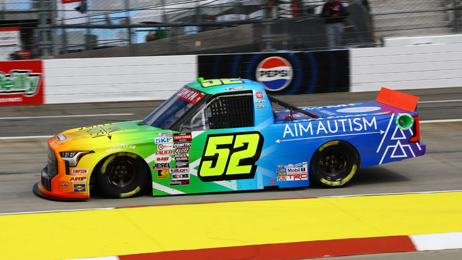 No. 52 Halmar Friesen Racing Aim Autism | TobyChristie.com
