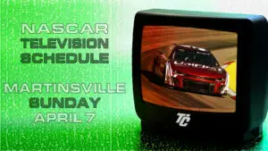 NASCAR TV Schedule Sunday April 7 2024 Cook Out 400 Martinsville Speedway NASCAR Cup Series What channel is NASCAR on today?
