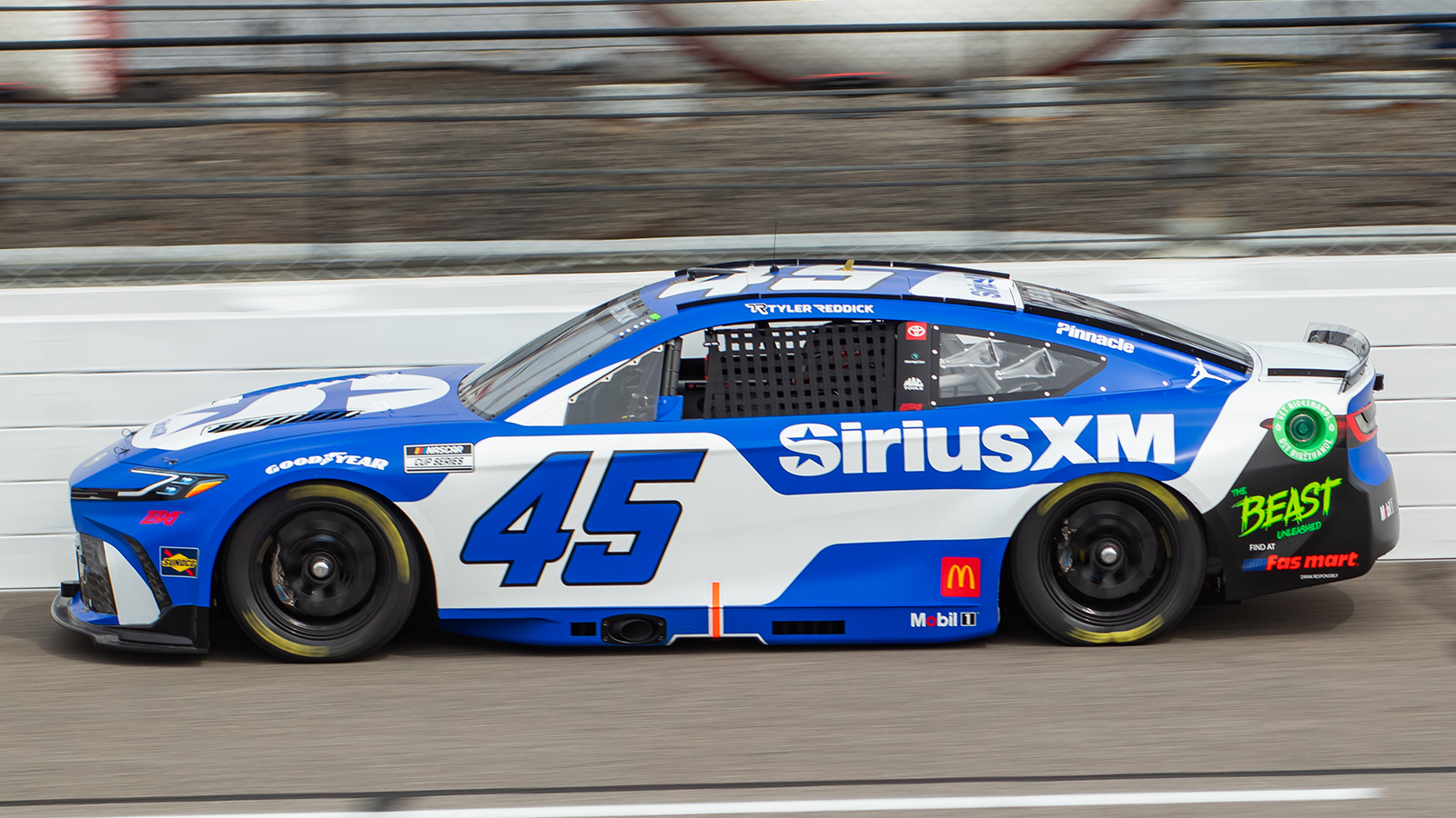 Tyler Reddick 2024 SiriusXM paint scheme 23XI Racing NASCAR Cup Series