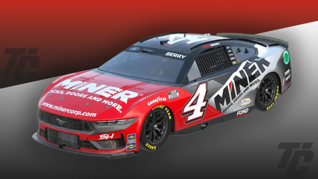 Josh Berry Miner paint scheme No. 4 Stewart-Haas Racing Texas Motor Speedway 2024