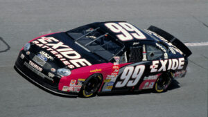 Jeff Burton 1998 Exide Batteries paint scheme Roush Racing NASCAR Winston Cup Series