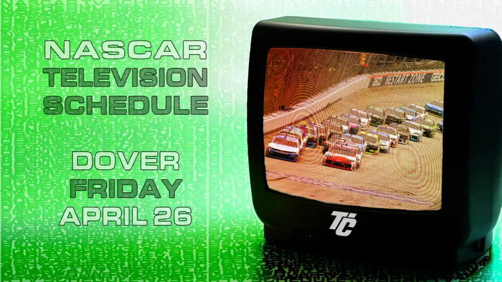 NASCAR TV Schedule ARCA TV Schedule Friday April 26 Dover Motor Speedway how to watch NASCAR Xfinity qualifying What channel is NASCAR on today? How to watch the ARCA race?