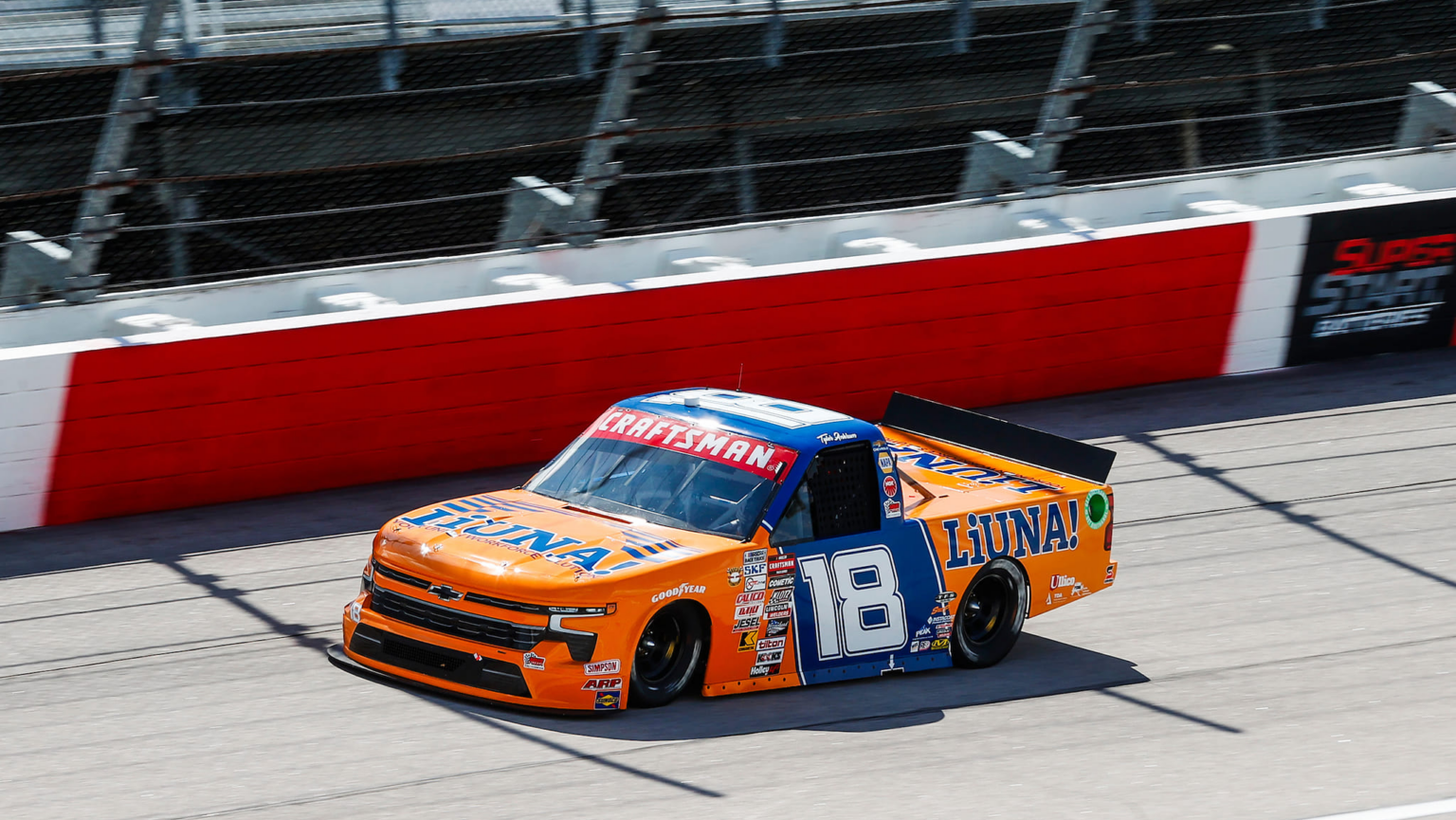 No. 18 McAnally Hilgemann Racing LiUNA Throwback | TobyChristie.com