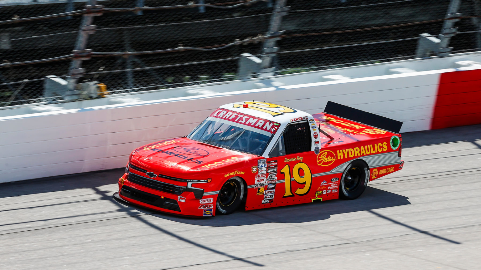 No. 19 McAnally Hilgemann Racing Gates Hydraulics throwback ...