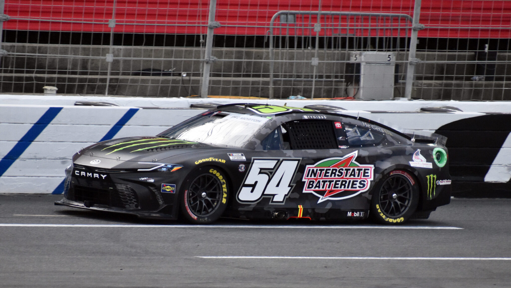 No. 54 Joe Gibbs Racing Monster Energy / Interstate Batteries ...