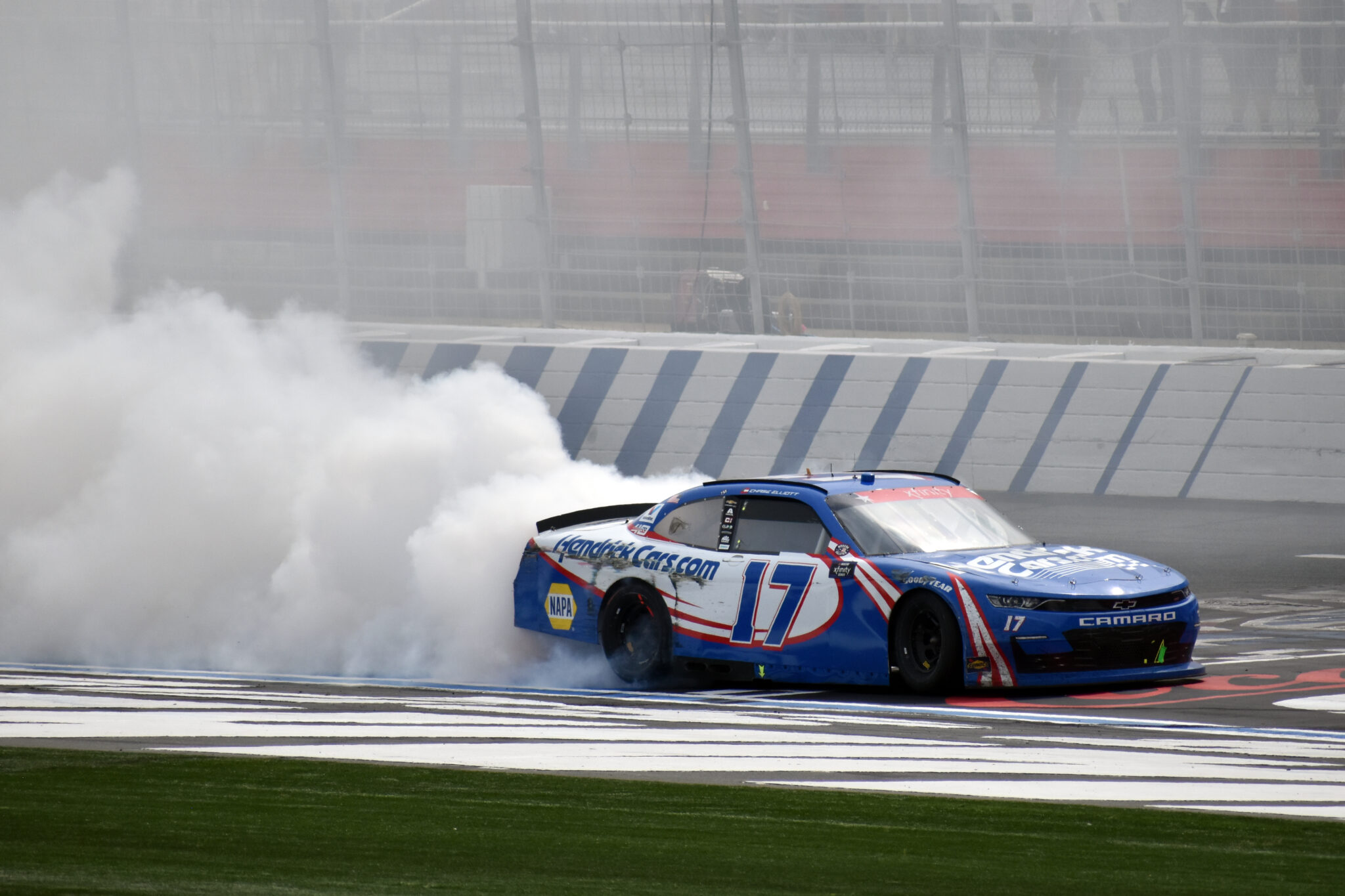 Chase Elliott Uses Tire Advantage To Score Xfinity Win At Charlotte