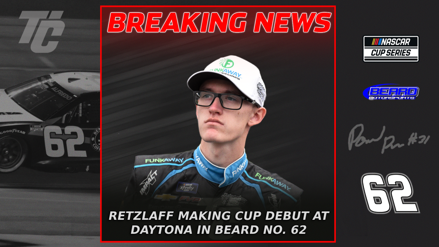 Retzlaff Joins Beard Motorsports for Daytona Cup Debut