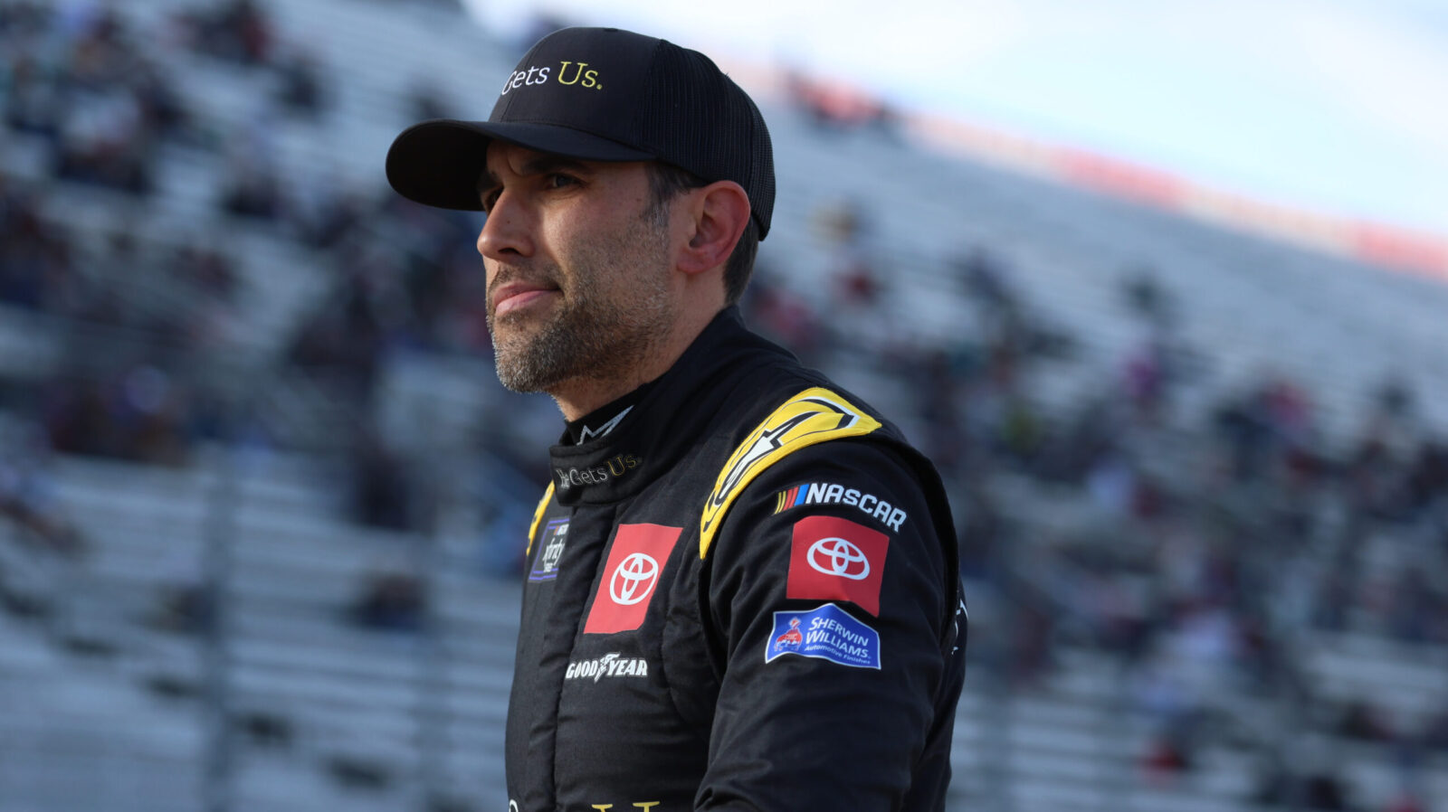 Aric Almirola has not been released by Joe Gibbs Racing will compete in NASCAR Xfinity race at Indianapolis Motor Speedway