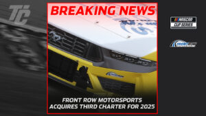 Front Row Motorsports Charter 2025 Three car NASCAR Cup Series team