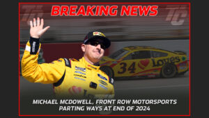 Michael McDowell Front Row Motorsports news 2024 2025 parting ways