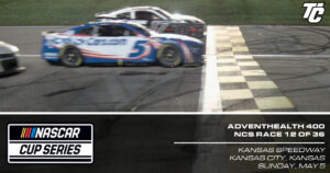 AdventHealth 400 race results NASCAR Cup Series Kansas Speedway