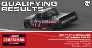Heart of America 200 starting lineup NASCAR Truck Series Kansas Qualifying Results