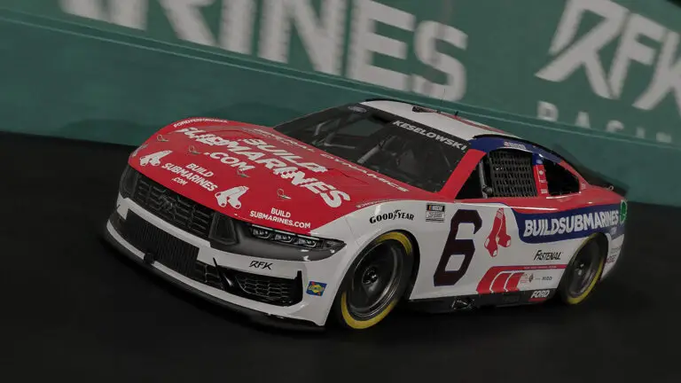 Brad Keselowski Boston Red Sox paint scheme New Hampshire Motor Speedway 2024 RFK Racing NASCAR Cup Series