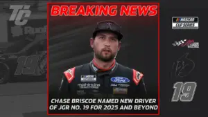 Chase Briscoe NASCAR Cup Series Joe Gibbs Racing No. 19 2025 NASCAR