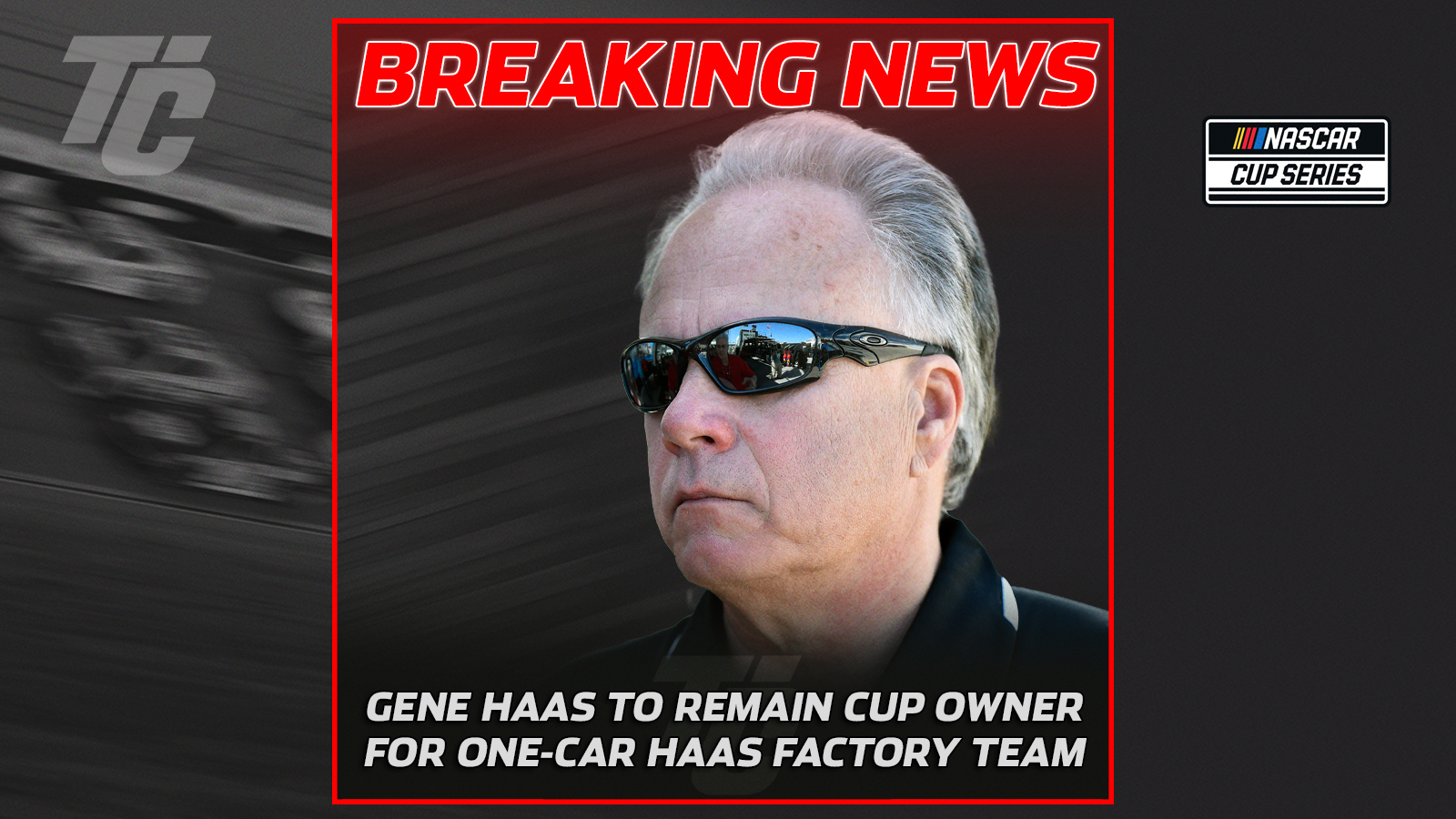 Gene Haas 2025 NASCAR Cup Series team Haas Factory Team NASCAR Xfinity Series Joe Custer
