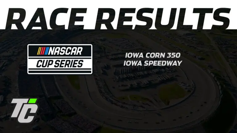 Iowa Corn 350 race results NASCAR Cup Series Iowa Speedway Ryan Blaney wins