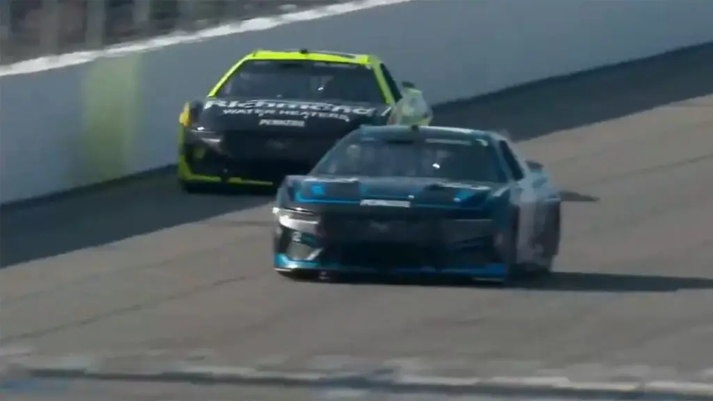 Austin Cindric wins Enjoy Illinois 300 after Ryan Blaney ran out of gas 2024 video