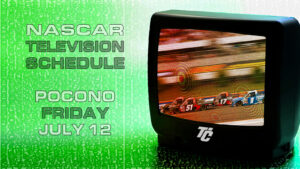 NASCAR TV Schedule Friday July 12 2024 how to watch the CRC Brakleen 175 NASCAR Truck race at Pocono Raceway