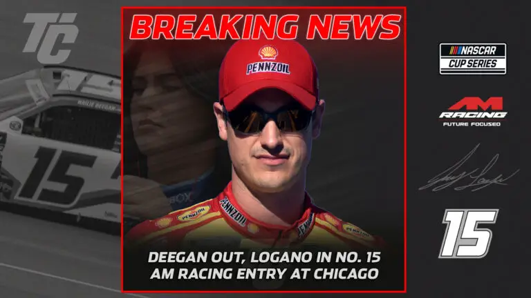 Hailie Deegan out at AM Racing at Chicago Joey Logano to run NASCAR Xfinity Street Course