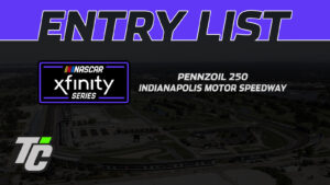 Pennzoil 250 entry list NASCAR Xfinity Series Indianapolis Motor Speedway 2024